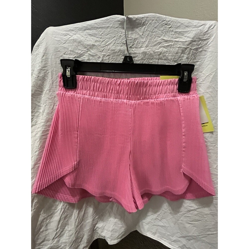 All In Motion Women's Cutest Micro Pleated Athletic Gym Shorts Pink XS NWT!